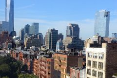 17-4 One World Trade Center, LaGuardia Place, Trump Soho From NYU Bobst Library New York Washington Square Park